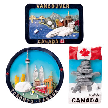 カナダ 土産 カナダ マグネット 3種セット【242147】【442101】