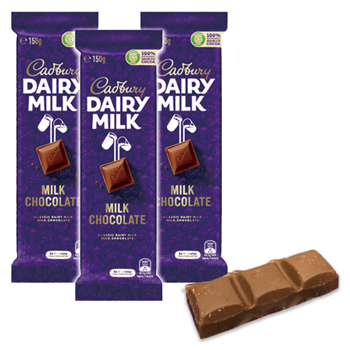 オーストラリア 土産 キャドバリー チョコレート デイリーミルク 150g 3個セット【445022】【445041】