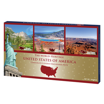 アメリカ 土産 アメリカ世界遺産チョコレート 1箱【442065】