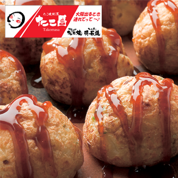 [大阪土産] たこ昌のしょう油味たこ焼セット 14個入×4箱 【J93028】