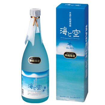 [沖縄土産] 泡盛 海と空 （25度）720ml 【J95053】
