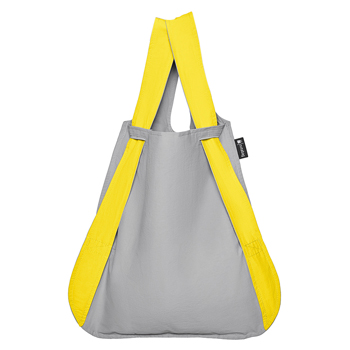 ノットアバッグ Notabag 2wayエコバッグ グレー イエロー T 三洋堂 世界のおみやげショップ