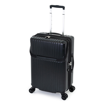 旅行用品 トップオープンキャリー ALI-6000TP-22 54cm 3～5日間 マットブラック 51L [別送][代引不可]【Y60235】