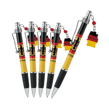 ドイツ 土産 ドイツエンブレム入りボールペン 5本セット【251180