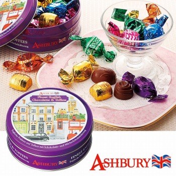 イギリス | アシュベリー ロンドン缶 チョコレート 1個 【105400】