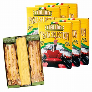イタリア パスタ3種の詰合わせ 6箱セット 1094 三洋堂 世界のおみやげショップ