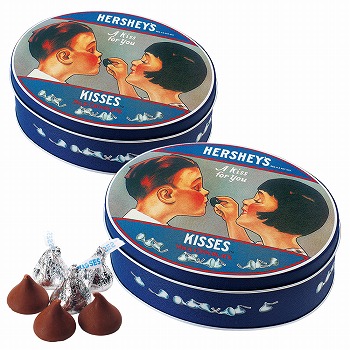 アメリカお土産 | ハーシー HERSHEY'S ノスタルジックキスチョコレート 2缶セット【202017】