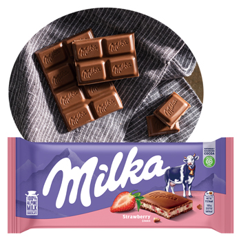 ドイツ 土産 ミルカ ストロベリー 5枚セット【251168】 | 三洋堂 世界