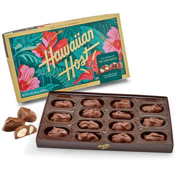 ハワイ 土産 ハワイアンホースト (Hawaiian Host) マカデミアナッツチョコレート ハイビスカス 6箱セット【243103】【443105】