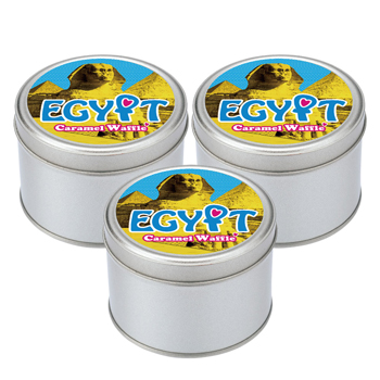 エジプト 土産 エジプト キャラメルワッフル 3缶セット 【241302】【お届け8日後】