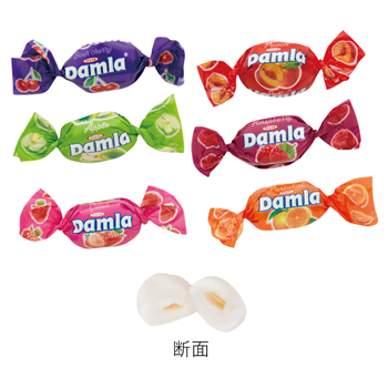 トルコ 土産 タヤス （tayas） ダムラ フルーツソフトキャンディ 個