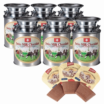 スイス | スイス ミルク缶チョコレート 6缶セット【201224】
