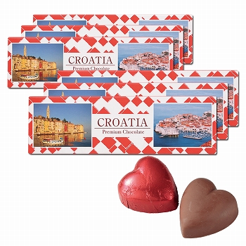 クロアチア | クロアチア ハートチョコレート6箱セット【191270】