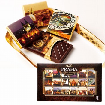 チェコ | プラハチョコレート カカオ70％ダークチョコ 1箱 【105403】