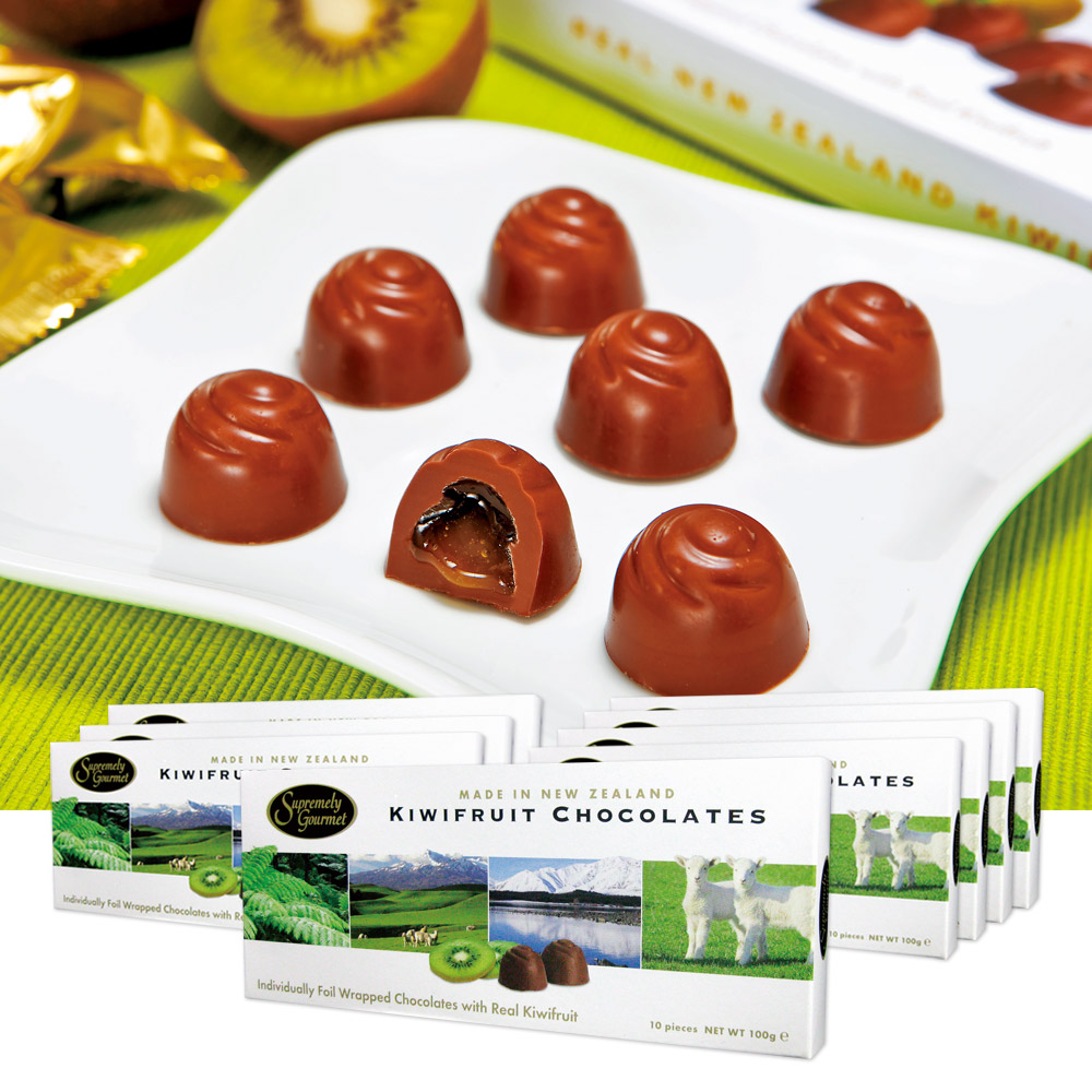 ニュージーランド | キウイフルーツチョコレート 8箱セット【205064】