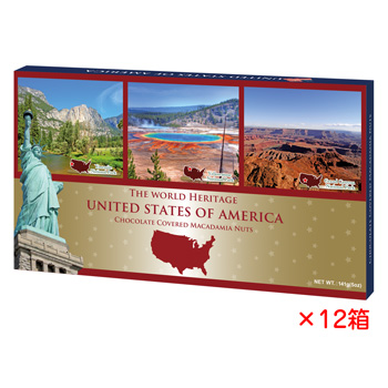 アメリカ 土産 アメリカ世界遺産チョコレート 12箱セット【252103