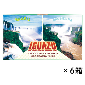 ブラジル アルゼンチン 土産 イグアスの滝 マカデミアナッツチョコレート 6箱セット【442104】