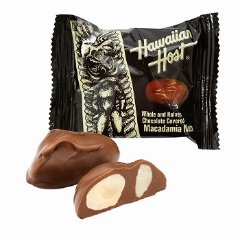 【海外仕様】ハワイ | ハワイアンホースト マカデミアナッツチョコレート TIKI　ボックス 4粒【430359】