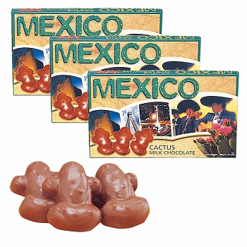 メキシコ | メキシコ カクタス チョコレート 3箱セット【202102】