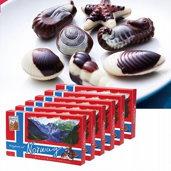 ノルウェー | ノルウェー シーシェルチョコレート 6箱セット【201312】