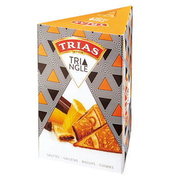 スペイン トライアングル チョコサンドビスケット オレンジ 1箱 三洋堂 世界のおみやげショップ