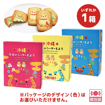 沖縄 土産 今日のシーサーもよう 1箱 8個入り 個包装 ばらまき [別送