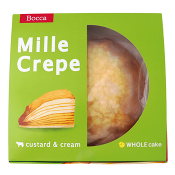 送料込み]北海道 土産 Bocca ミルクレープホール[別送][代引不可