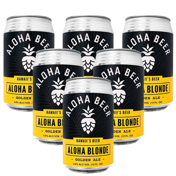 ハワイ 土産 アロハビール アロハブロンド 6缶セット【L43105】