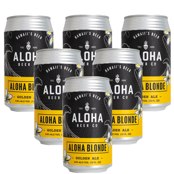 ハワイ 土産 アロハビール アロハブロンド 6缶セット【L53105】 | 三洋