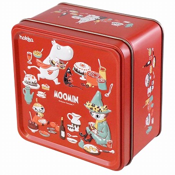 hokka ムーミン Moomin ムーミンビスケット レッド缶 ミックスべ
