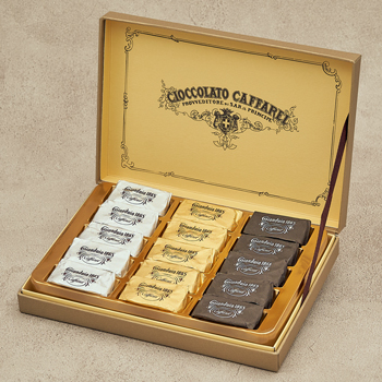 カファレル Caffarel | ジャンドゥーヤ・クインディチ チョコレートアソート15粒 ブランド紙袋付き【880180】