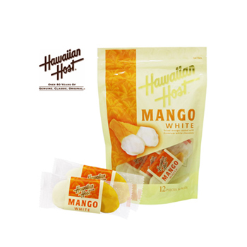 ハワイ 土産 ハワイアンホースト (Hawaiian Host) ドライマンゴーホワイトチョコレート 1袋【443099】
